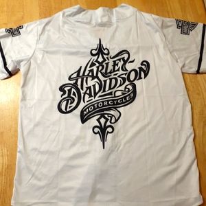 Harley's Davidson button up shirt